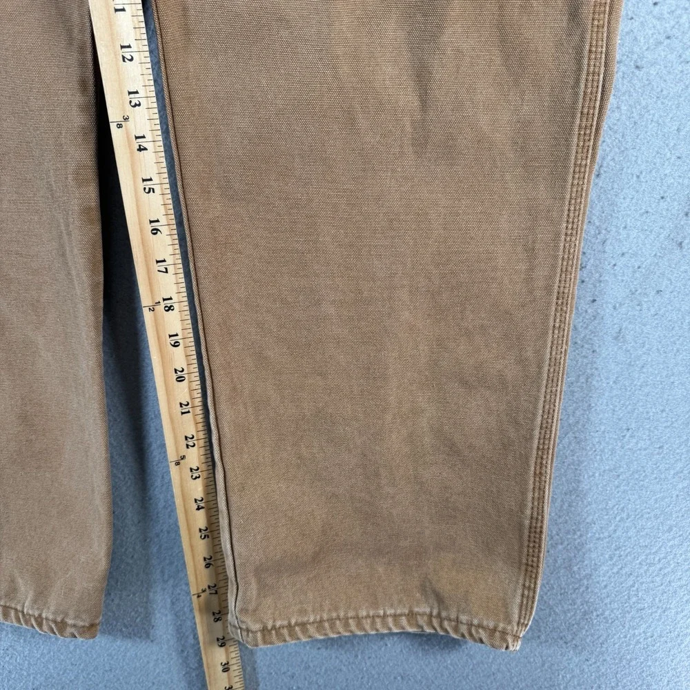 Vintage Dickies Canvas Carpenter Pants Mens 40x30 Brown Classic‎ Workwear Y2K